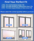 Diagram showing options for Outside Mounted Curtain Rod Brackets for Rectangular Headrails 1.3 to 2 Inches, 2PCS to 4PCS, with windows.