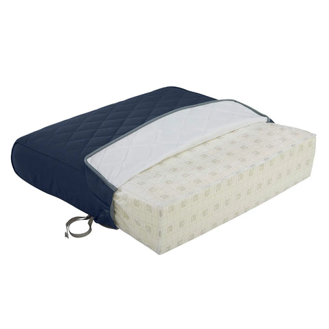 Montlake Water-Resistant Outdoor Quilted Bench Cushion For 54W X 18D X 3T Benches Navy Patio Swing Seat And Loveseat Pad All-Weather