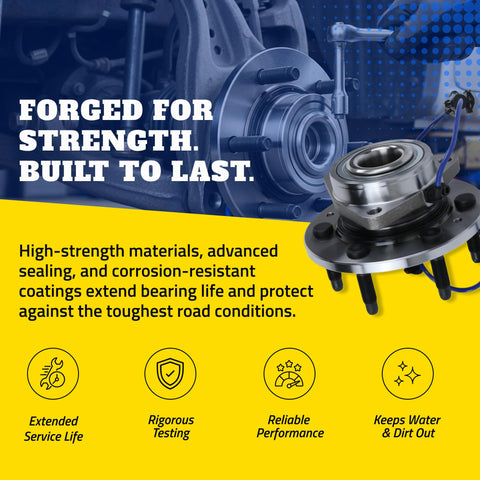 Wheel Bearing And Hub Assembly For Mercedes Benz C250 C300 E400 SLS SLK SLC Models, Drop In Replacement Hub Unit