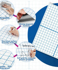 Magnetic XY Coordinate Dry Erase Grid For Classrooms 26 By 26 Inches Graph Board With Counters, magnetic whiteboard features.