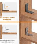 Comparison of brackets showing Heavy Duty 8 Pack 3x3 Inch L Brackets Galvanized Corner Braces at true 90 degree angle vs others