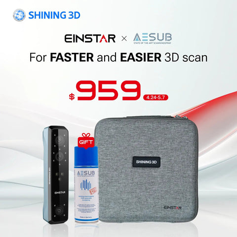 Next Level Professional 3D Scanner With 400ML Premium Blue Coating Spray And Killer Real Time Capture Speed Featuring Built In RGB Camera For Top Tier Color Accuracy And Smooth High Density Point Cloud Workflow