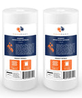 1 Micron Whole House Sediment Filter Cartridge 10 By 4.5 Replacement For DGD-5005 AP810 Compatible Water Filtration, twin pack