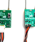 Ultra Tiny SRXL2 DSMX Serial Micro Receiver For RC Gearheads, 2.4GHz DSMX Link With Smart G2 Capabilities, Model SPM4650 front view