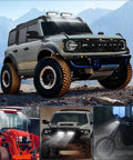 Two Pack 6 Inch 60W LED Pods Flood And Spot Beam Light Bar For Off Road Driving 12V 24V Trucks UTV ATV Marine Boat