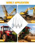 Grease Gun Tips Kit With One Eighth Inch NPT Threaded Grease Needle Tips And Five 18G Detachable Injector Needles for machinery