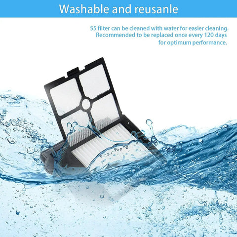 Replacement Roller Brush And Filters Kit for Tineco Floor One S5 Pro with washable filter in water
