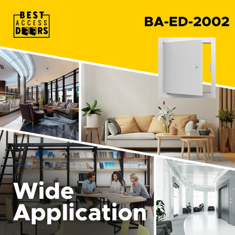 Heavy Duty 6 X 6 Inch Universal Access Panel And Door For Walls Or Ceilings Featuring Rock Solid 18 Gauge Steel Build in diverse settings.