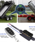 Beefy Wireless Winch Remote Control Forward And Reverse Switch Waterproof DC 12V 24V 48V 8A Relay For Linear Actuator in use