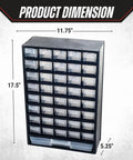 41 Drawer Plastic Tool Organizer Storage Bin With Drawers For Hardware Craft Beads Toys Nuts And Bolts Garage Workshop