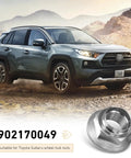 Heavy Duty 2 Pack CV Axle Nuts For Subaru Forester Outback Legacy Impreza with high strength alloy steel design.