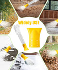Flat Nozzle Attachment For DeWalt 60V Leaf Blower DCBL772X1 DCBL772B DCMBA572 in use for various cleaning tasks.