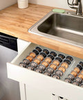 Coffee Pod Drawer Organizer For Nespresso VertuoLine Holds 30 Pods Drawer Insert Cupboard Organizer For Kitchen Countertop