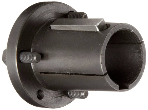 Split Taper Bushing For Drive Shaft In Ductile Iron, 1 7 16 In Bore, 1.9375 In Outer Diameter, 2.94 In Length, shown from side