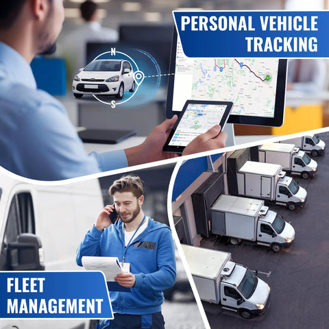 Dead Simple 4G OBD GPS Tracker Featuring Real Time Location Monitoring And Built In Backup Battery For Cars Trucks Vans RV And Motorcycle No Hassle Plug In Setup, used for personal vehicle tracking.