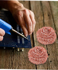 Six Pack Soldering Tip Copper Wire Sponge Balls for efficient tin removal near PCB, showcasing high thermal conductivity.