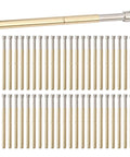 Spring Test Probe Set 100 Pieces Brass Two Millimeter Contact Pins With Nine Claws For Electronics Repair And Industrial Machining