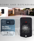 3 Channel Gate Opener Remote Replacement 318MHz 9 Dip Switches 3 Positions For Mighty Mule GTO Pro, with secure gate image