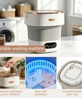Kick Laundry Day To The Curb With This Portable Folding Mini Washer Offering Straight Up Fresh Results In A Sixteen Liter Drum Built For Underwear Socks And Travel Friendly Laundry.
