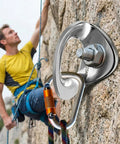 Ten Pack 25KN Marine Grade 316 Stainless Steel Climbing Bolt Hangers And Anchor Plates for secure top rope climbing and rappelling.