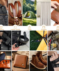 Collage of DIY crafts using Heavy Duty Snap Fastener Tool Kit With 100 Pairs Of 15mm Stainless Steel Snaps For Fabric And Leather