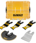 General Purpose Oscillating Tool Kit 5 Piece DWA425GSET with Plunge Point tip blades and yellow storage case
