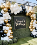 White Balloons Party Kit 129 Pcs Mixed Sizes 18 Inch 12 Inch 10 Inch And 5 Inch For Garland Arch Decor used for birthday celebration