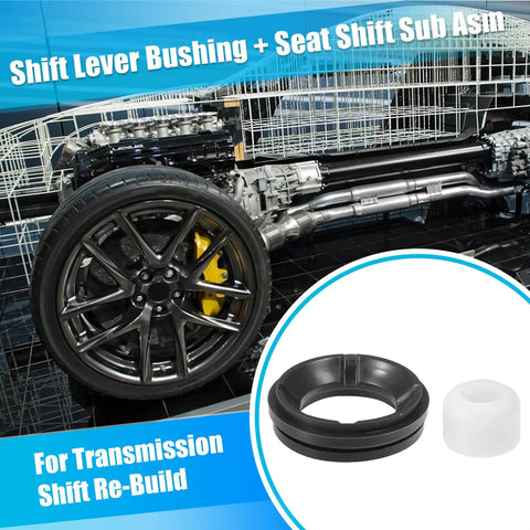 Manual Transmission Shift Lever Bushing Replacement For Toyota 4Runner 1984-2001 And Tacoma 1995-2004, black rubber part shown