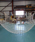 Beefy Heavy Duty Lifting Net Nylon Cargo Sling Net for Hanging Goods in warehouse, 1.5m by 1.5m mesh
