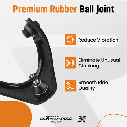 Front Upper Control Arm Kit For Honda Civic 1996 2000 Complete Suspension Upgrade with ball joints and rubber bushings.