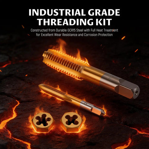 Industrial grade threading tap and dies from 86pc Tap And Die Set For Threading SAE And Metric Sizes M3 To M16 Pro Grade Tool Kit