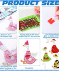 Goose Diamond Painting Magnets Set For Fridge 30 Pieces featuring DIY steps and tools like pens, glue, and trays for crafting.