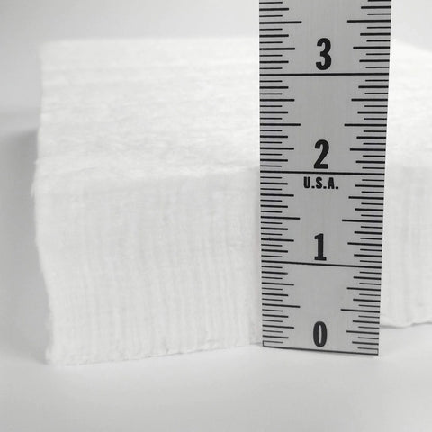 Ceramic fiber insulation blanket, 2 in thick, 15 x 24 in, white, Amazon brand 3033E