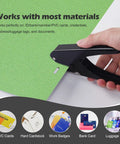 Heavy Duty Slot Punch Handheld Hole Puncher All Metal ID Card Puncher slotting PVC cards and paper tags with adjustable depth