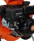 Close-up of the engine on 2 In 1 Wood Chipper And Shredder YW6065 With All Steel Construction Direct Drive Kohler 2000 Series Power