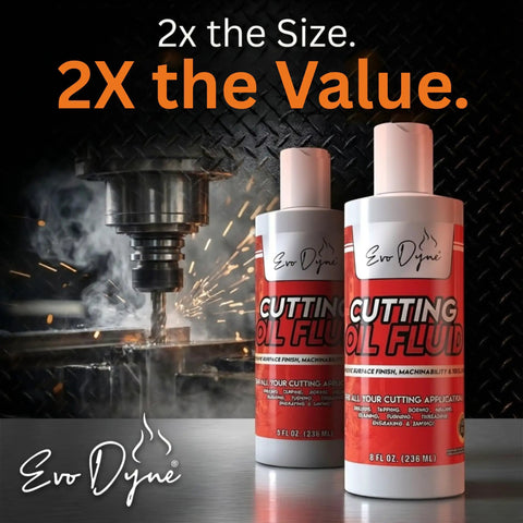 Two Pack Gearhead Approved Pro Grade Cutting Oil Fluid For Drilling Tapping And Milling Tools Multipurpose Machine Lubricant 8oz Bottles Made In USA Safe On Metal And Glass Ideal For Metalworking And Precision Machining with milling machine in background