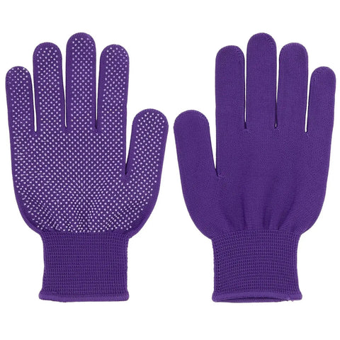 Purple Women's Garden Gloves Set, 6 Pairs, Thorn Proof And Cut Resistant, Breathable Cotton With Enhanced Grip For Berry Picking And Outdoor Work