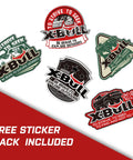 X-Bull sticker pack included with Recovery Traction Tracks Tire Ladder For Off Road Sand Snow Mud 4WD Olive Beefed Up