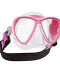 Synergy 2 Twin Trufit Diving Mask With Comfort Strap, Ultra Clear Low Volume Dual Lens For A Wide Field Of View And Watertight Seal