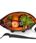 Interior of Dayliner Mini Roll Top Handlebar Bag 3 L Waterproof Commuter Sling With Shoulder Strap And Reflective Detail Recycled Ripstop