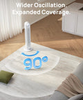 Bladeless 36-Inch Tower Fan for Bedroom, Ultra Quiet 28 dB, 90 Degree Oscillation in living room setting