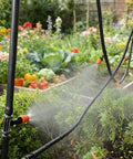 Water Saving Drip Irrigation Sprayers And Drippers Adjustable Atomizing Nozzles One Quarter Inch Emitters 50 Pack in garden
