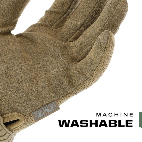 Tactical Work Glove With Freedom Flex Cuff High Performance Anti Slip Grip Impact Resistant Safety Gear Touchscreen Compatible X Large Coyote Brown showing label and pattern detail.