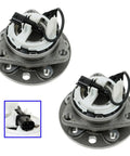 Front Left And Right Wheel Bearing And Hub Assembly Set For Saab 9-3 Arc Vector Linear 2003 2004 2011 9-3X with connectors
