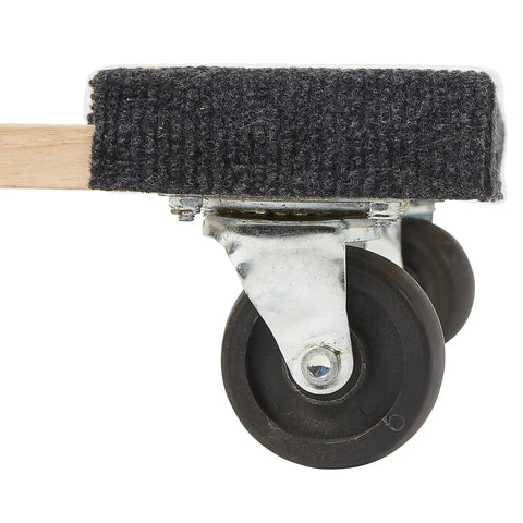 Heavy Duty Moving Dolly Featuring Tough As Nails Hardwood Platform And Smooth Riding Nonmarking Rubber Casters For Zero Hassle Furniture Hauling Up To 1000 Pounds