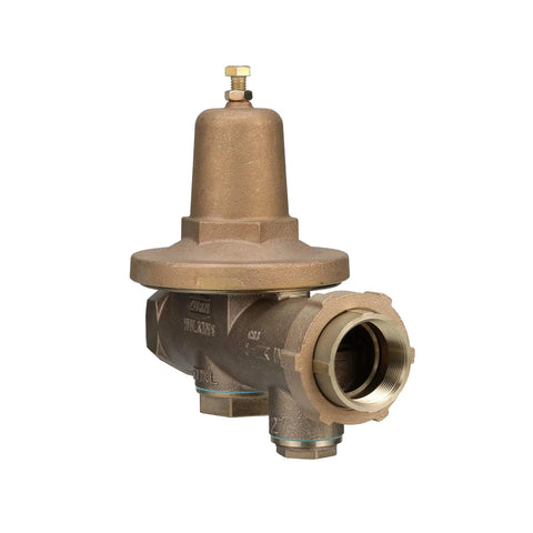 Side view of Zurn Wilkins 2-600XL brass 2-inch pressure reducing valve