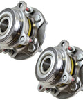 Front Left And Right Wheel Bearing And Hub Assembly Set For 4X4 Rigs Only Compatible With Toyota Tundra 4X4 2007-2021 And Sequoia 4WD 2008-2022, 2-Piece OE Replacement Wheel Hub Kit, Pair