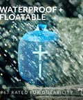 Wonderboom 4 Portable Bluetooth Speaker with Waterproof Floating Design in water, highlighting durability and IP67 rating