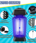 Outdoor Bug Zapper Mosquito Killer For Home Backyard Patio 90 130V Electric Fly Trap with blue light and durable housing