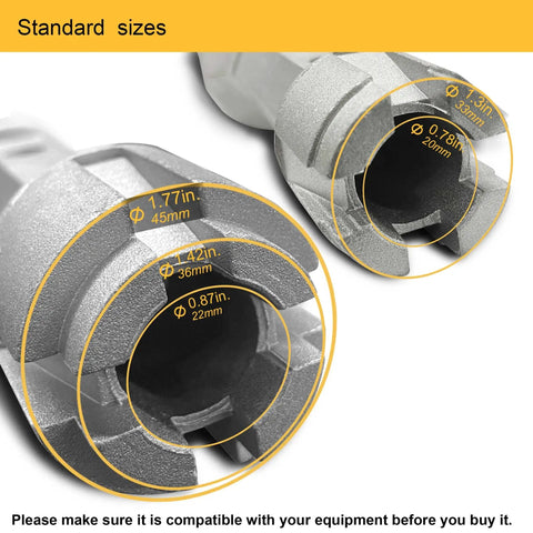 Dual End Drain Removal Wrench For Bathtubs And Showers Heavy Duty Aluminum Will Not Scratch Surfaces Fits Multiple Drain Sizes